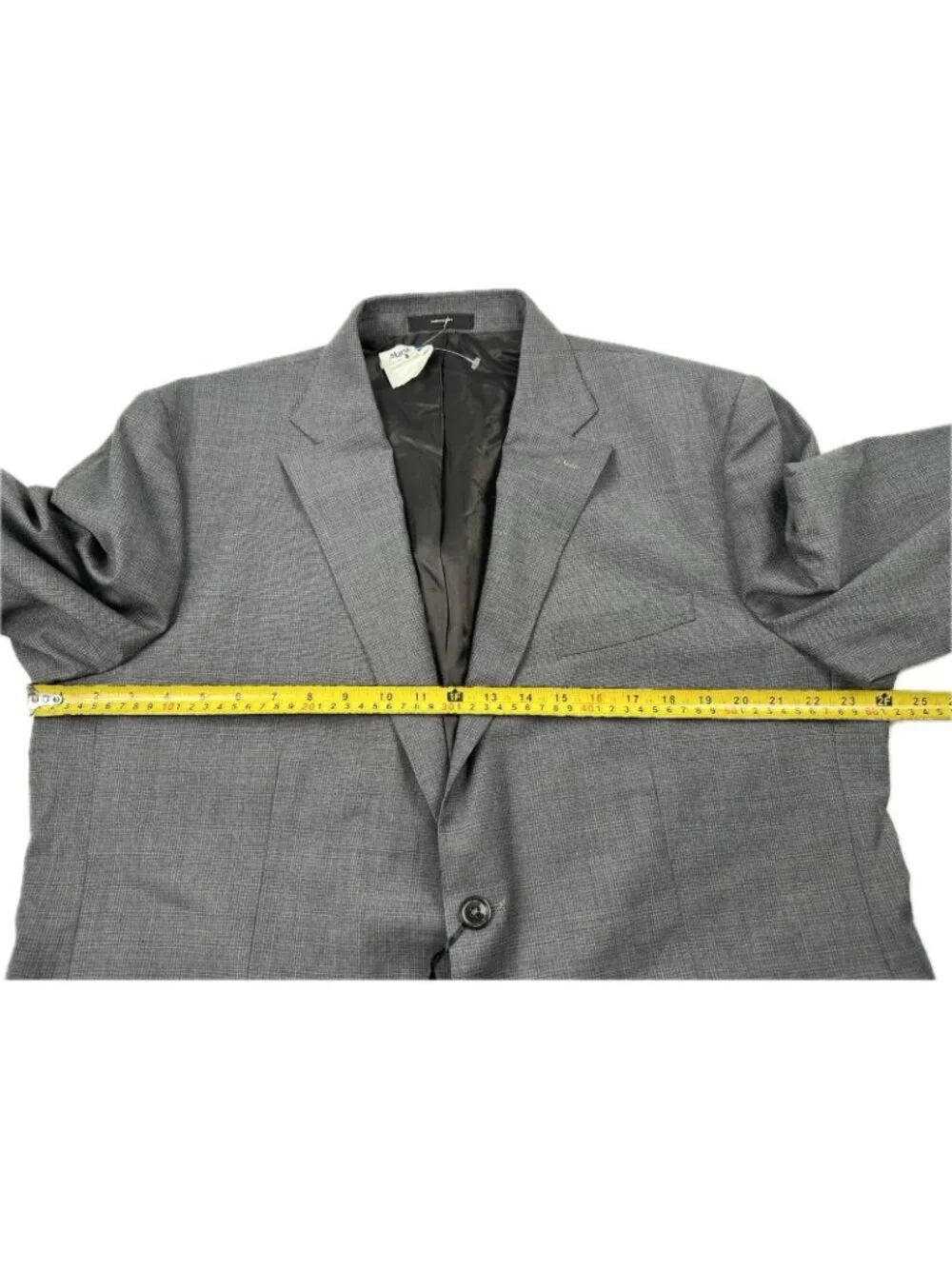Massimo Dutti Men’s Extrafine wool grey blazer Sport Coat size 48R NWT